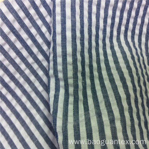 Stripe Pattern Polyester Cotton Blended Yarn Dyed Cloth